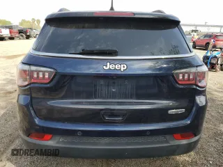 2018 Jeep Compass Latitude with VIN 3C4NJCBB4JT408010, listed as a Copart auction lot 48127335 with 105,866 mi miles and Salvage Title. Bid and sale history available at DreamBid. Image 6.