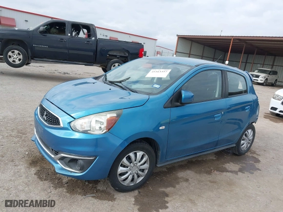 2017 Mitsubishi Mirage ES with VIN ML32A3HJ6HH020628, listed as a IAAI auction lot 41163357 with 109374 miles. Bid and sale history available at carsss.com. Image 17.