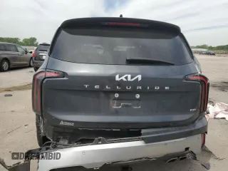 2024 Kia Telluride SX Prestige с VIN 5XYP5DGC6RG458544, выставлен на аукционе Copart как лот 55989465 с пробегом 25 986 миль миль и Списание • Salvage title. История ставок и продаж доступна на DreamBid. Изображение 6.