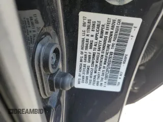 2017 Honda Civic Sedan LX with VIN 19XFC2F57HE079749, listed as a Copart auction lot 51920775 with 114,431 mi miles and Salvage Title. Bid and sale history available at carsss.com. Image 12.