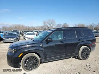 2025 Hyundai Santa Fe Calligraphy with VIN 5NMP5DGL6SH086490, listed as a Copart auction lot 46896765 with 2,139 mi miles and Salvage Title. Bid and sale history available at carsss.com. Image 1.