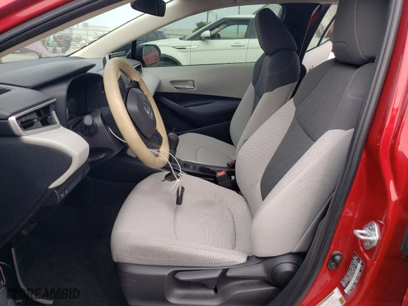 2021 Toyota Corolla LE with VIN JTDEPMAE6MJ182452, listed as a Copart auction lot 53324515 with 12,608 mi miles and Salvage Title. Bid and sale history available at carsss.com. Image 7.