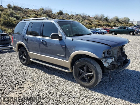 2005 Ford Explorer Eddie Bauer z VIN 1FMDU74E15UB20339, wystawiony jako Copart lot #62145185 z przebiegiem 118 081 mil mil oraz Szkoda całkowita • Salvage title. Historia ofert i sprzedaży dostępna na DreamBid. Obrazek 4.
