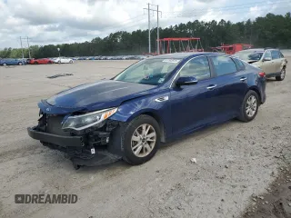 2018 Kia Optima LX с VIN 5XXGT4L3XJG184334, выставлен на аукционе Copart как лот 61503975 с пробегом 79 742 миль миль и Списание • Salvage title. История ставок и продаж доступна на DreamBid. Изображение 1.