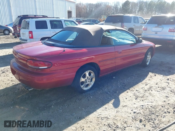 1999 Chrysler Sebring JXi z VIN 3C3EL55H8XT610514, wystawiony jako IAAI lot #41659405 z przebiegiem 122 295 mil mil oraz . Historia ofert i sprzedaży dostępna na DreamBid. Obrazek 4.