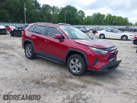 2023 Toyota RAV4 XLE with VIN 2T3W1RFVXPW289358, listed as a IAAI auction lot 42484886 with 20,107 mi miles and . Bid and sale history available at DreamBid. Image 1.