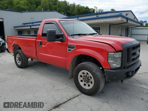 2010 Ford F-250 XL with VIN 1FTNF2B58AEA35902, listed as a Copart auction lot 66661294 with 134,687 mi miles and Salvage title. Bid and sale history available at DreamBid. Image 4.