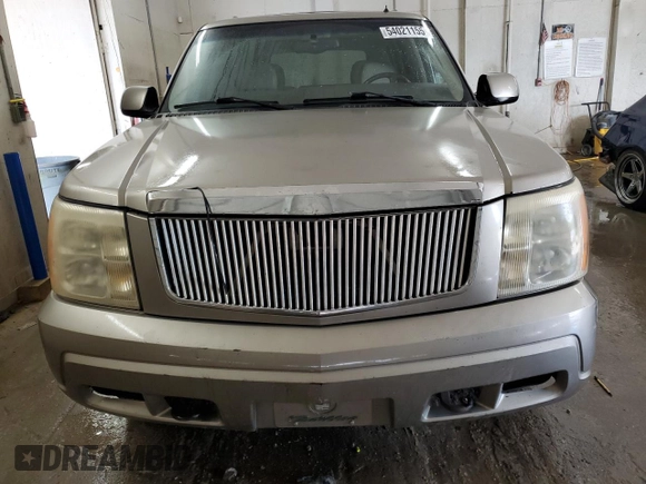 2002 Cadillac Escalade with VIN 1GYEK63N52R185858, listed as a Copart auction lot 54021155 with 333,092 mi miles and Salvage title. Bid and sale history available at DreamBid. Image 5.