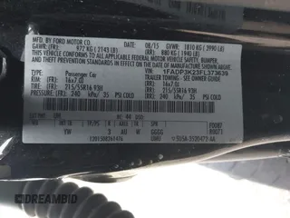 2015 Ford Focus SE with VIN 1FADP3K23FL373639, listed as a IAAI auction lot 41525834 with 62,170 mi miles. Bid and sale history available at carsss.com. Image 9.