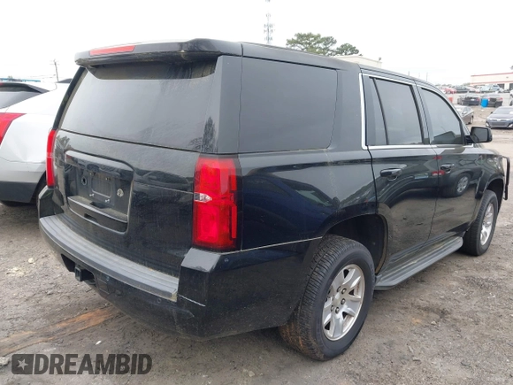 2017 Chevrolet Tahoe Commercial with VIN 1GNLCDECXHR306698, listed as a IAAI auction lot 41924208 with 177,837 mi miles and . Bid and sale history available at DreamBid. Image 4.