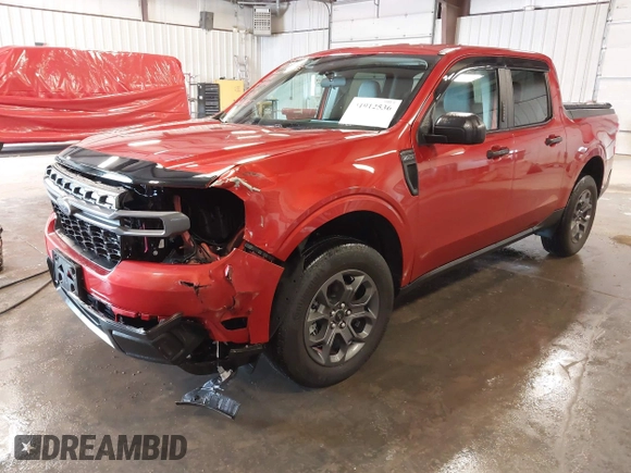 2023 Ford Maverick XL with VIN 3FTTW8F90PRA60130, listed as a IAAI auction lot 41912536 with 11,460 mi miles and . Bid and sale history available at DreamBid. Image 1.