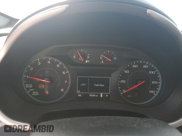 2018 Chevrolet Malibu LS with VIN 1G1ZB5ST1JF255849, listed as a Copart auction lot 50452725 with 76,549 mi miles and Salvage Title. Bid and sale history available at DreamBid. Image 9.