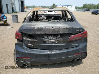 2020 Acura TLX w/Advance Pkg with VIN 19UUB3F82LA801832, listed as a Copart auction lot 65705254 with 0 mi miles and Non Repairable. Bid and sale history available at carsss.com. Image 6.