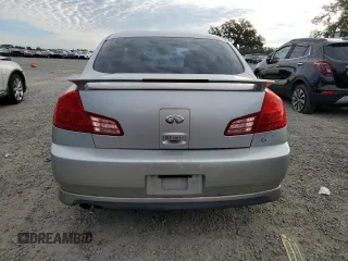 2003 Infiniti G35 w/Leather with VIN JNKCV51E93M007966, listed as a Copart auction lot 87690955 with 108,351 mi miles and Salvage Title. Bid and sale history available at carsss.com. Image 6.