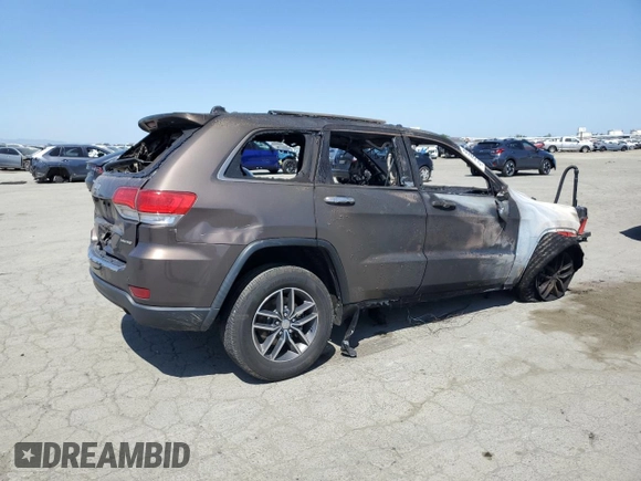 2018 Jeep Grand Cherokee Limited with VIN 1C4RJFBG3JC391033, listed as a Copart auction lot 53092215 with Not provided miles and Non repairable. Bid and sale history available at DreamBid. Image 3.