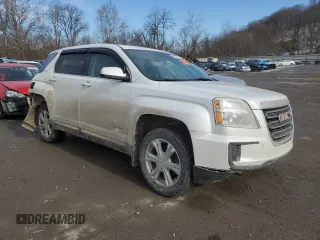 2017 GMC Terrain SLE with VIN 2GKFLSEKXH6178349, listed as a Copart auction lot 45025525 with 104,017 mi miles and Salvage Title. Bid and sale history available at DreamBid. Image 4.