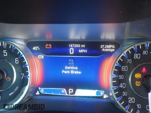 2015 Chrysler 200 C with VIN 1C3CCCCB4FN524965, listed as a IAAI auction lot 41757269 with 187,293 mi miles. Bid and sale history available at carsss.com. Image 15.