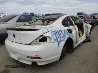 2007 BMW 6 Series 650i with VIN WBAEH13507CR53065, listed as a Copart auction lot 51904814 with 0 mi miles and Non Repairable. Bid and sale history available at carsss.com. Image 3.
