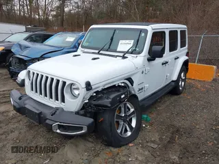 2021 Jeep Wrangler Unlimited Sahara with VIN 1C4HJXEG6MW751752, listed as a IAAI auction lot 41104960 with 47,460 mi miles and . Bid and sale history available at DreamBid. Image 18.