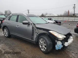 2011 Infiniti EX Journey with VIN JN1AJ0HR2BM852434, listed as a Copart auction lot 83782084 with 134,631 mi miles and Salvage Title. Bid and sale history available at DreamBid. Image 4.