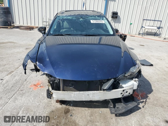 2015 Lexus IS 250 with VIN JTHBF1D22F5057707, listed as a Copart auction lot 51366245 with 145,968 mi miles and Salvage Title. Bid and sale history available at carsss.com. Image 5.