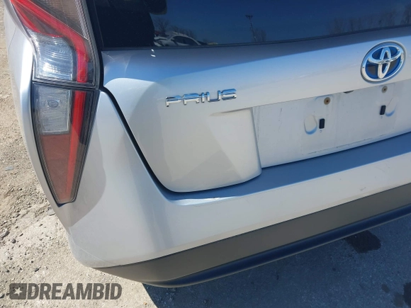 2016 Toyota Prius Two with VIN JTDKBRFU5G3007861, listed as a IAAI auction lot 41763950 with 243,049 mi miles. Bid and sale history available at carsss.com. Image 18.