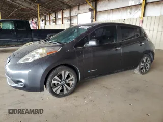 2013 Nissan LEAF SL with VIN 1N4AZ0CP0DC403733, listed as a Copart auction lot 55895555 with 56,896 mi miles and Clean Title. Bid and sale history available at DreamBid. Image 1.