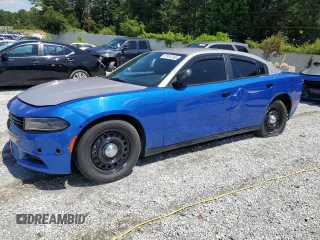 2020 Dodge Charger Police with VIN 2C3CDXKT7LH127365, listed as a Copart auction lot 57914745 with 128,231 mi miles and Salvage title. Bid and sale history available at DreamBid. Image 1.
