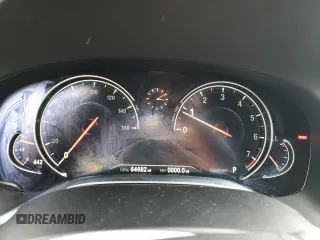 2018 BMW 7 Series 750i with VIN WBA7F0C55JGM23537, listed as a Copart auction lot 76824074 with 64,682 mi miles and Salvage Title. Bid and sale history available at carsss.com. Image 9.