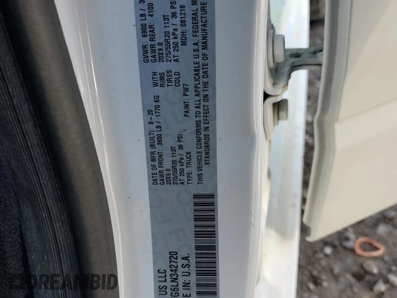 2020 Ram 1500 Big Horn with VIN 1C6RRFFG6LN342720, listed as a Copart auction lot 48371395 with Not provided miles and Salvage title. Bid and sale history available at DreamBid. Image 12.
