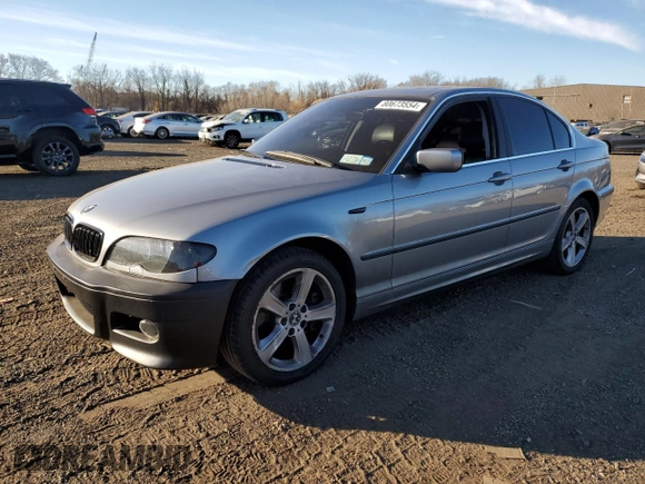 2004 BMW 3 Series 330xi with VIN WBAEW53424PN35938, listed as a Copart auction lot 41806585 with 188,271 mi miles and Non Repairable. Bid and sale history available at carsss.com. Image 1.