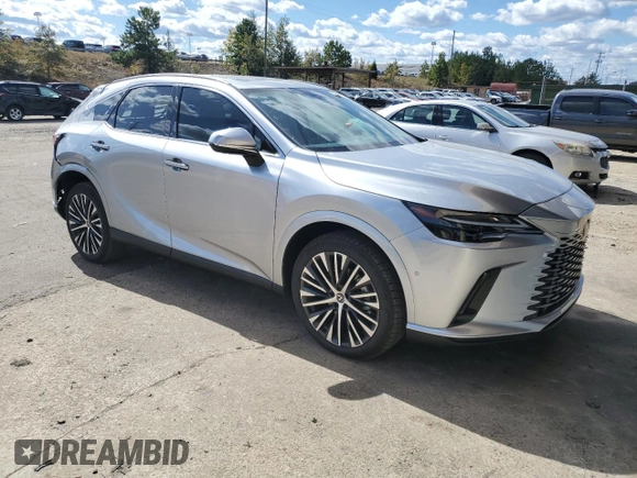 2024 Lexus RX with VIN 2T2BAMBA1RC028911, listed as a Copart auction lot 75608394 with 8,362 mi miles and Salvage Title. Bid and sale history available at carsss.com. Image 4.