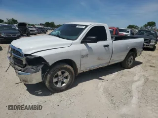 2013 Ram 1500 Tradesman with VIN 3C6JR7DG2DG596599, listed as a Copart auction lot 55009895 with 83,111 mi miles and Salvage title. Bid and sale history available at DreamBid. Image 1.