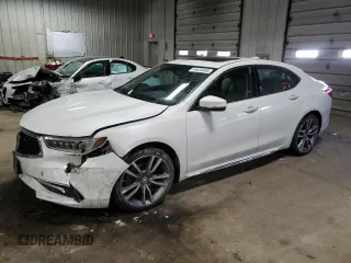 2020 Acura TLX w/Technology Pkg with VIN 19UUB2F42LA005153, listed as a Copart auction lot 45450695 with 80,537 mi miles and Clean Title. Bid and sale history available at carsss.com. Image 1.