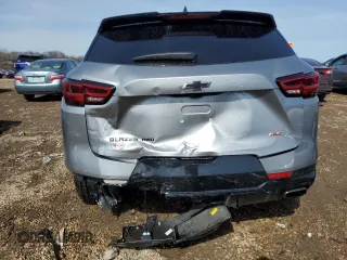 2023 Chevrolet Blazer RS with VIN 3GNKBKRS0PS224320, listed as a Copart auction lot 48774135 with 47,607 mi miles and Salvage title. Bid and sale history available at DreamBid. Image 6.