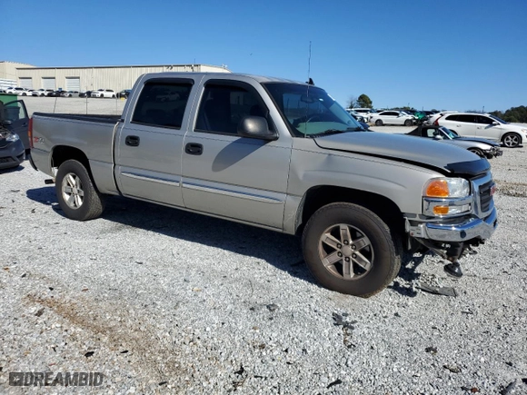 2006 GMC Sierra 1500 SLT with VIN 2GTEK13T861125725, listed as a Copart auction lot 45386465 with 296,448 mi miles and Salvage Title. Bid and sale history available at carsss.com. Image 4.