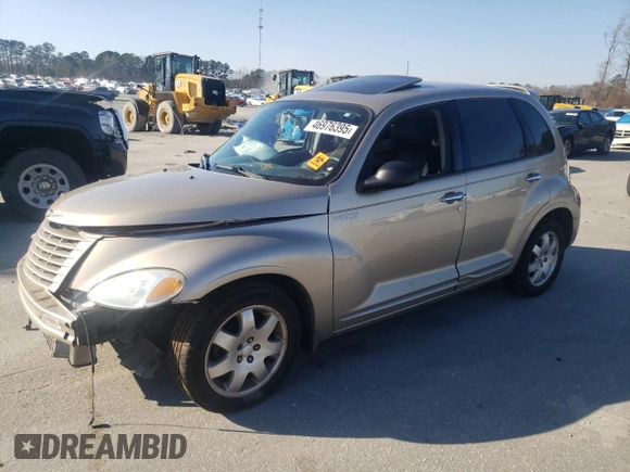 2004 Chrysler PT Cruiser with VIN 3C4FY58804T315416, listed as a Copart auction lot 46976395 with 133,629 mi miles and Salvage Title. Bid and sale history available at DreamBid. Image 1.