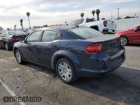 2013 Dodge Avenger SE with VIN 1C3CDZAB4DN742419, listed as a Copart auction lot 53137105 with 57,948 mi miles and Clean Title. Bid and sale history available at DreamBid. Image 2.