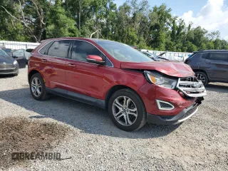 2015 Ford Edge Titanium z VIN 2FMPK3K81FBB11530, wystawiony jako Copart lot #57769795 z przebiegiem 108 844 mil mil oraz Szkoda całkowita • Salvage title. Historia ofert i sprzedaży dostępna na DreamBid. Obrazek 4.