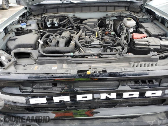 2023 Ford Bronco with VIN 1FMDE5AH9PLB38001, listed as a Copart auction lot 88151115 with 15,542 mi miles and Salvage title. Bid and sale history available at DreamBid. Image 11.