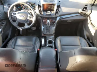 2014 Ford Escape Titanium with VIN 1FMCU9J93EUD36496, listed as a Copart auction lot 89377665 with 88,976 mi miles and Salvage Title. Bid and sale history available at DreamBid. Image 8.