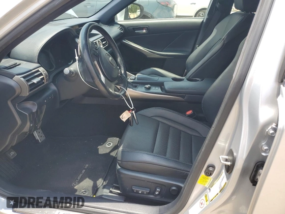 2016 Lexus IS 200t with VIN JTHBA1D21G5017179, listed as a Copart auction lot 59619775 with 63,832 mi miles and Salvage title. Bid and sale history available at DreamBid. Image 7.