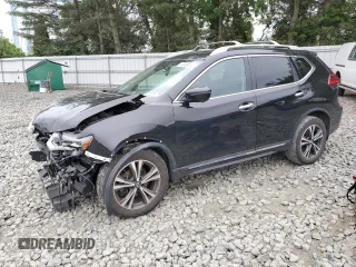 2017 Nissan Rogue SL with VIN 5N1AT2MV2HC857035, listed as a Copart auction lot 62498895 with 88,385 mi miles and Salvage title. Bid and sale history available at DreamBid. Image 1.