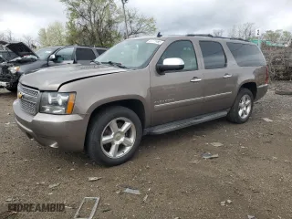 2012 Chevrolet Suburban LTZ with VIN 1GNSCKE07CR202068, listed as a Copart auction lot 51771495 with 257,988 mi miles and Salvage Title. Bid and sale history available at carsss.com. Image 1.