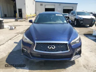 2021 Infiniti Q50 Signature Edition z VIN JN1EV7CP0MM705150, wystawiony jako Copart lot #46897655 z przebiegiem 23 688 mil mil oraz Czysty tytuł • Clean title. Historia ofert i sprzedaży dostępna na DreamBid. Obrazek 5.