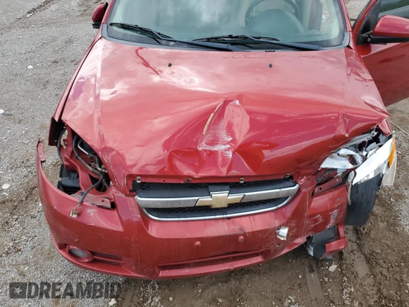 2011 Chevrolet Aveo 2LT with VIN KL1TG5DE5BB120676, listed as a Copart auction lot 55781815 with Not provided miles and Salvage title. Bid and sale history available at DreamBid. Image 11.
