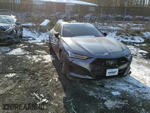 2021 Acura TLX Type S with VIN 19UUB7F04MA001598, listed as a Copart auction lot 41467135 with 54,187 mi miles and Salvage Title. Bid and sale history available at carsss.com. Image 12.