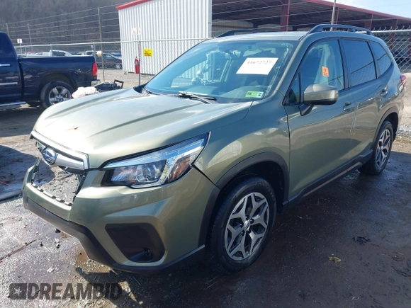 2020 Subaru Forester Premium with VIN JF2SKAGC4LH434390, listed as a IAAI auction lot 41672727 with 49,693 mi miles. Bid and sale history available at carsss.com. Image 2.