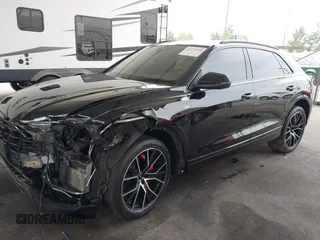 2021 Audi Q8 Premium Plus with VIN WA1EVAF1XMD033688, listed as a IAAI auction lot 42153256 with 41,701 mi miles and . Bid and sale history available at DreamBid. Image 18.