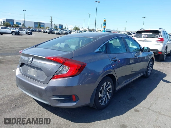 2016 Honda Civic Sedan EX with VIN 19XFC2F75GE249557, listed as a IAAI auction lot 41949839 with 79,308 mi miles. Bid and sale history available at carsss.com. Image 4.